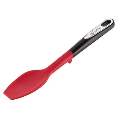 Afbeelding van Lagostina Ingenio Smart lepel met antislip ring, siliconen, zwart en rood