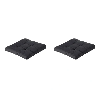 Afbeelding van Madison Florance zit Ca. 73x73 Basic black 2 stuks