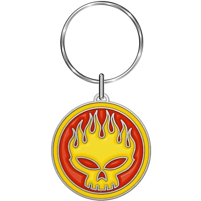 Afbeelding van The Offspring Skull Logo Sleutelhanger