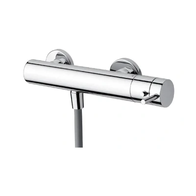 Afbeelding van Waterevolution Flow douchethermostaat met douchegarnituur zwart T140TPR