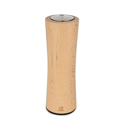 Afbeelding van Peugeot Elis Reverse 100% automatische oplaadbare elektrische kurkentrekker, inclusief: capsulesnijder en oplaadkabel, kleuren: natuurlijk hout, materialen: roestvrij staal/hout, maat: 21 cm
