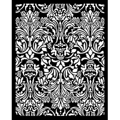 Afbeelding van Stamperia Sir Vagabond in Fantasy World Thick Stencil 20x25cm Damasque (KSTD158)