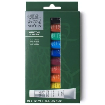 Afbeelding van Winsor &amp; Newton Winton Oil Colour 10x12ml Beginners set