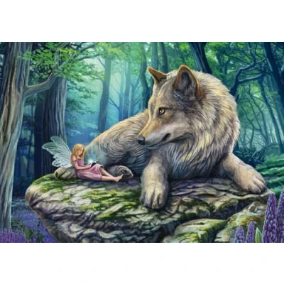 Afbeelding van Schmidt Spiele Wolf und Elfe 500 Teile (500 onderdelen)