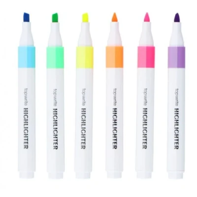Afbeelding van Top Write Markeerstiften Punt 3.5 mm 6 delig