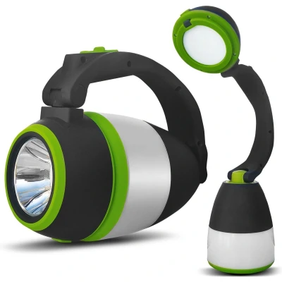 Afbeelding van 3 in 1 LED lamp Campinglamp tafellamp / zaklamp opvouwbaar buiten
