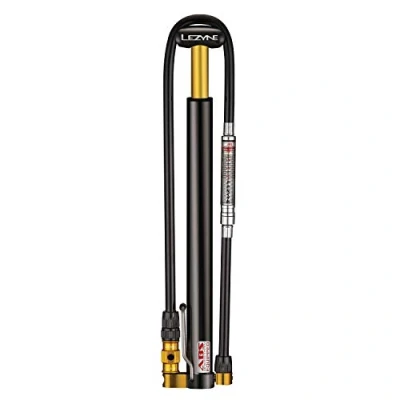 Afbeelding van Lezyne Micro Floor Drive HPG Y11 Fietspomp Analoge drukmeter Tot 11 bar Presta en Schrader ventielen Aluminium Zwart
