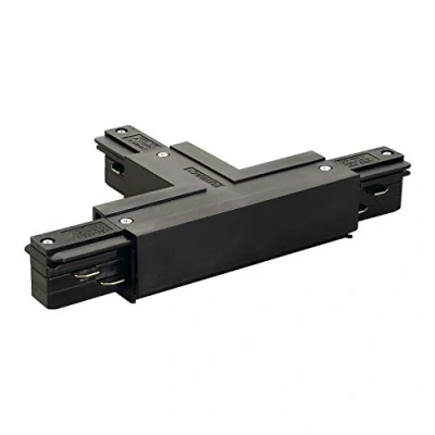 Afbeelding van Eutrac 145630 230V railsysteemcomponenten T verbinder SLV Zwart