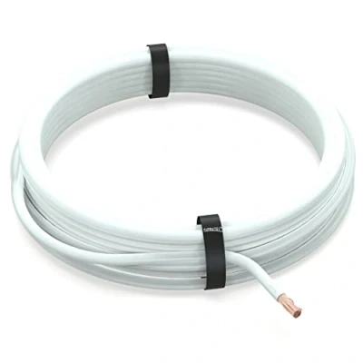 Afbeelding van AUPROTEC Eenpolige kabel 1,5 mm² FLRY B Elektrische ringdraad: 10 m, wit