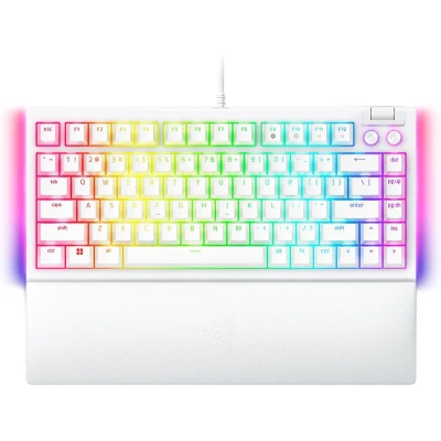 Afbeelding van Razer BlackWidow V4 75% Mechanisch Toetsenbord Formaat QWERTY RGB USB Type C 8000 Hz Wit