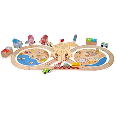 Afbeelding van Bigjigs Kust Opruim Trein Set