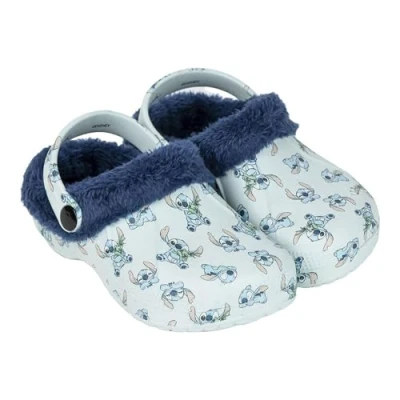 Afbeelding van Slippers Voor in Huis Stitch Licht Blauw Schoenmaat 26 27