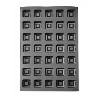 Afbeelding van Hendi Siliconen bakvorm vierkant antiaanbak 570x375x25 mm hittebestendig tot 230C