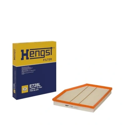 Afbeelding van HENGST Filter E728L Luchtfilter 42 312 273 insert BMW: 5 Saloon, Touring, 6 Coupe