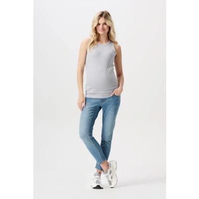 Afbeelding van Zwangerschapsbroek Slim jeans Mila 7/8 Vintage Blue 26