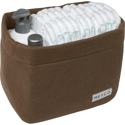 Afbeelding van Meyco Commodemandje Basic Knit Chocolate