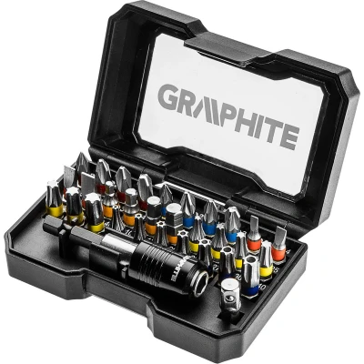 Afbeelding van GRAPHITE 56H608 Set schroevendraaierbits Kunststof cassette 32