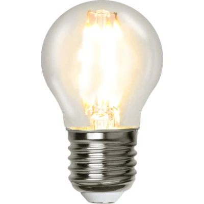 Afbeelding van Star Trading LED Kogel Lamp lichtbron E27 Dimbaar Extra Warm Wit 2700K 4.2 Watt vervangt 40W Halogeen