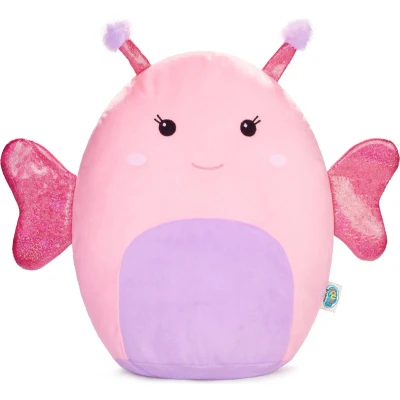 Afbeelding van SQUISHBRUBIES Flori de Vlinder Superzachte Pluche Knuffel Kawaii Squishy Speelgoed 35 cm Roze