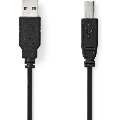 Afbeelding van USB A naar B kabel 2 meter 2.0