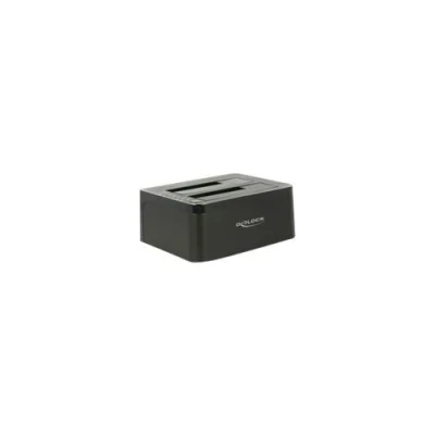 Image de DeLOCK Dual Docking Station SATA HDD &gt; USB 3.0 with Clone Function contrôleur de stockage 6Gb/s