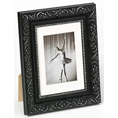 Afbeelding van walther design fotolijst zwart zilver 40x50 cm barok CR050B