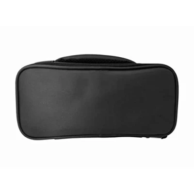 Afbeelding van NERTHUS Lunch Bag Zwart Rechthoekig Lunchbox Koeltas voor levensmiddelen, eenvoudig, 1 zak, duurzame stof, waterdicht