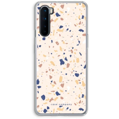 Afbeelding van Case Company® hoesje geschikt voor OnePlus Nord Terrazzo N23 Soft Cover Telefoonhoesje Bescherming aan alle Kanten en Schermrand