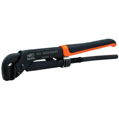 Afbeelding van BAHCO 1610 pijptang ERGO 90, Zweeds model, Quick adjust, 1&quot;, 45 mm