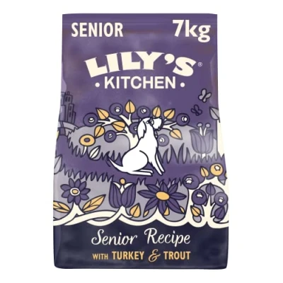 Afbeelding van Lily&#039;s Kitchen Senior Turkey / Trout Hondenvoer