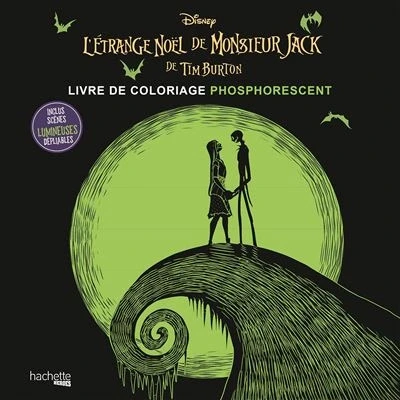Image de L&#039;Etrange Noël de Monsieur Jack Coloriage phosphorescent
