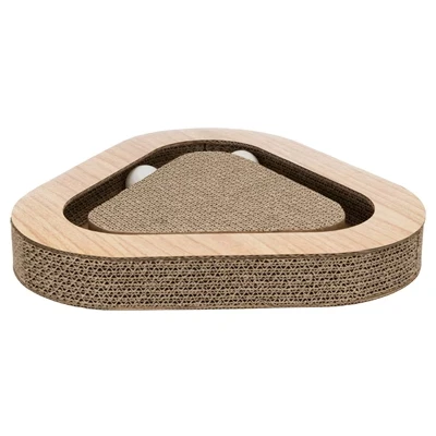 Afbeelding van Trixie Krabplank Karton Met 2 Ballen 36X36X5 CM