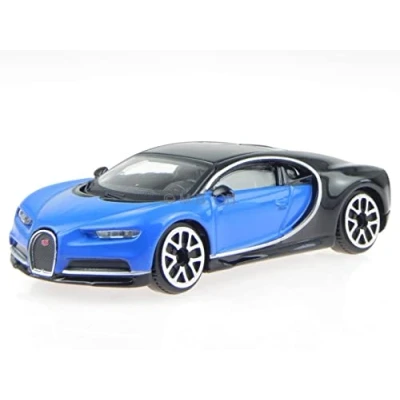 Afbeelding van BBURAGO MAISTO FRANCE Bugatti miniatuurvoertuig Chiron schaal 1/43, 30348, meerkleurig, 10 x 4,5 3 centimeter
