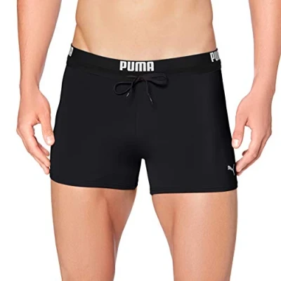 Image de PUMA Maillot de bain avec logo pour homme (lot 1), Noir, S