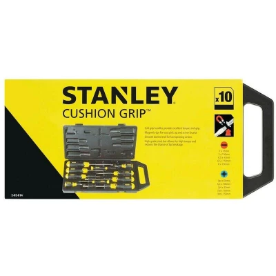 Afbeelding van Stanley cushiongrip schroevendraaierset 10 delig (St/Pz)