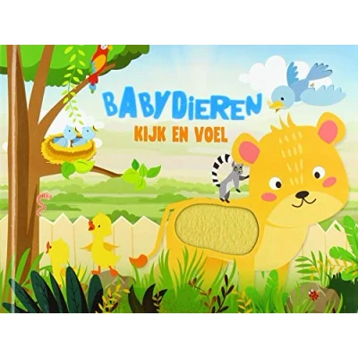 Afbeelding van Lantaarn publishers kijk en voelboek babydieren