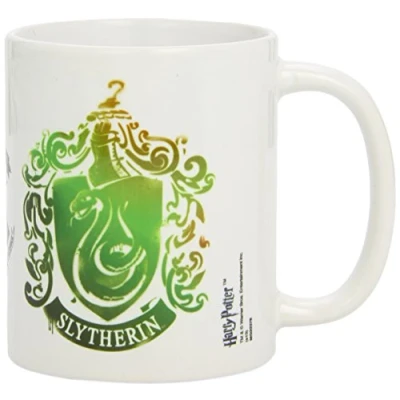 Afbeelding van Harry Potter Slytherin Stencil Crest Mok