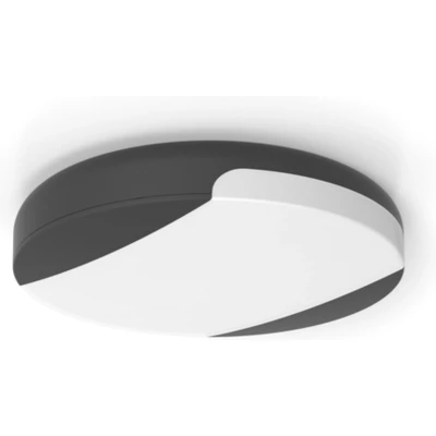 Afbeelding van LUTEC Sweep LED wand/plafondlamp voor buiten Donkergrijs