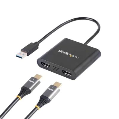 Afbeelding van Startech Dock USB32HD2 Zwart
