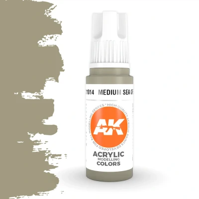 Afbeelding van Medium Sea Grey Acrylic Modelling Colors 17ml AK11014