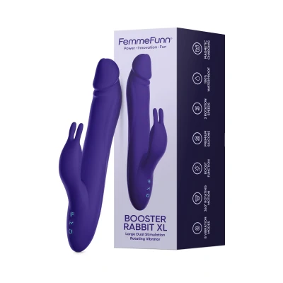 Afbeelding van G spot Vibrator FemmeFunn BOOSTER RABBIT XL Paars