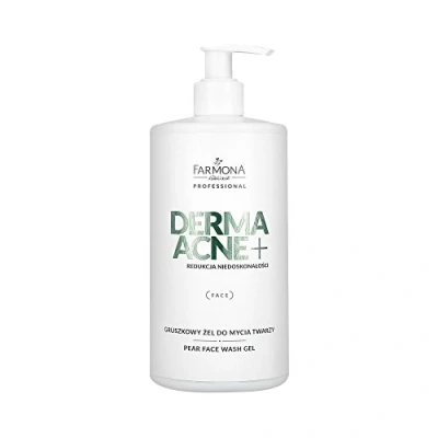 Afbeelding van Konjac Sponge, Reiniging van het gezicht, FARMONA PROFESSIONAL Derma Acne+ Pear Face Wash Gel żel do mycia twarzy Gruszka 500ml (Gel, 500 ml)