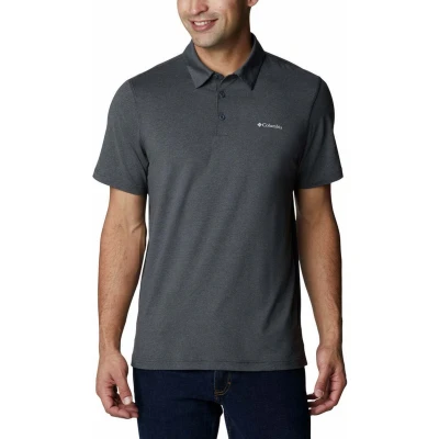 Afbeelding van Columbia Tech Trail Heren Polo Shark Heather L