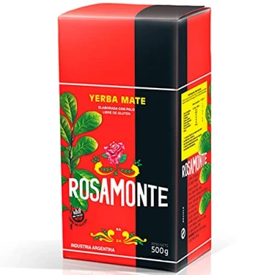 Afbeelding van 🌿Rosamonte Yerba Maté Traditioneel: 0,5 kg Energie en tonische drank, rijk aan vitaminen antioxidanten, met cafeïne! Versnelt de stofwisseling. Bevat geen suiker.