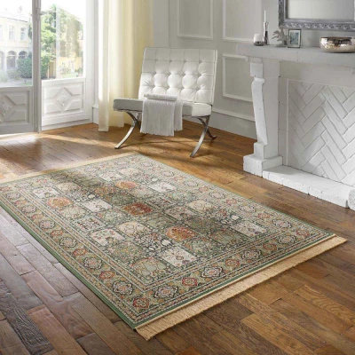 Afbeelding van Vloerkleed Klassiek Regal Silas Groen 195x300 Cm