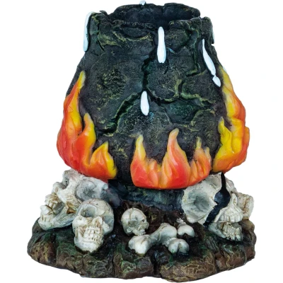 Afbeelding van Superfish Deco Led Monster Cannibal Pot Aquarium Ornament 13x9x11 cm Groen