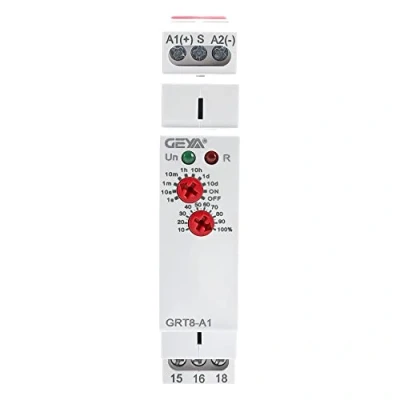 Afbeelding van GEYA Enkele functie tijdrelais 1 uitgang 16 A elektronische instelbare voeding ON timing modulaire rail (GRT8 A1, AC/DC12V 240V)