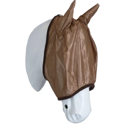 Afbeelding van Premiere Vliegenmasker Basis Polyester Mesh Taupe Pony