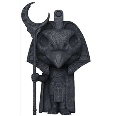 Afbeelding van Funko Pop Temple of Khonshu standbeeld 1053 10 Pulg Sticker Special Edition exclusief Moon Knight Marvel