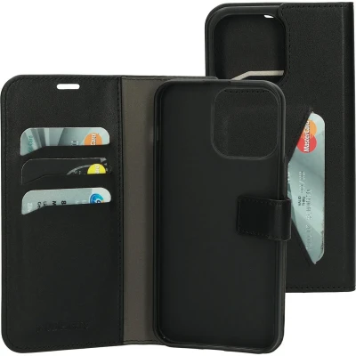 Afbeelding van Mobiparts Classic Wallet Case Apple iPhone 15 Pro Max Black